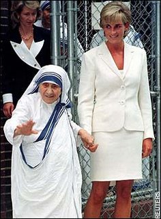 Mother Teresa And Lady Diana