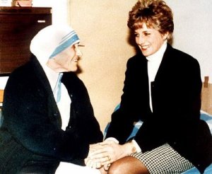 Mother Teresa and Lady Diana